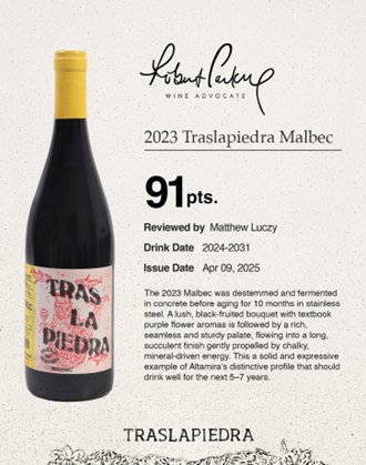 Wine Spotlight: Traslapiedra Malbec 2023