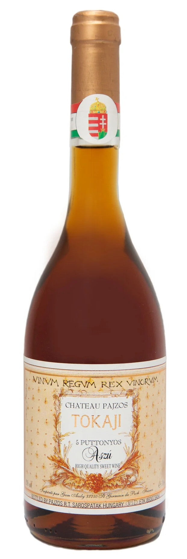 Chateau Pajzos Tokaji Aszu 5 Puttonyos 2017 (500ml)